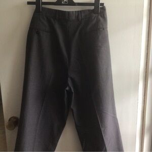 Delta Gray Dress Pants Full-Length Straight Cut